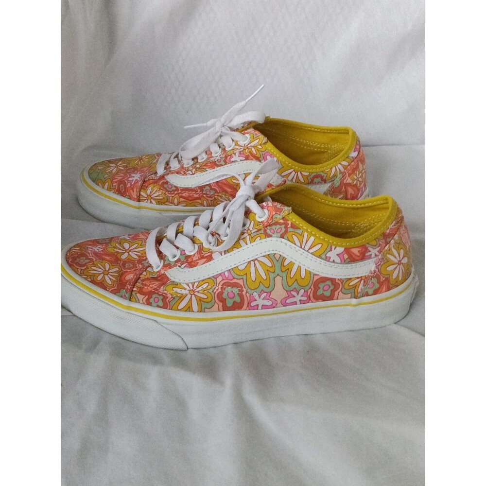 Vans Old Skool Tapered Psychedelic Resort Passion Fruit Shoes Women's 9 Flowers